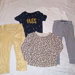 Baby Girls EUC 5pc Bundle size 18M